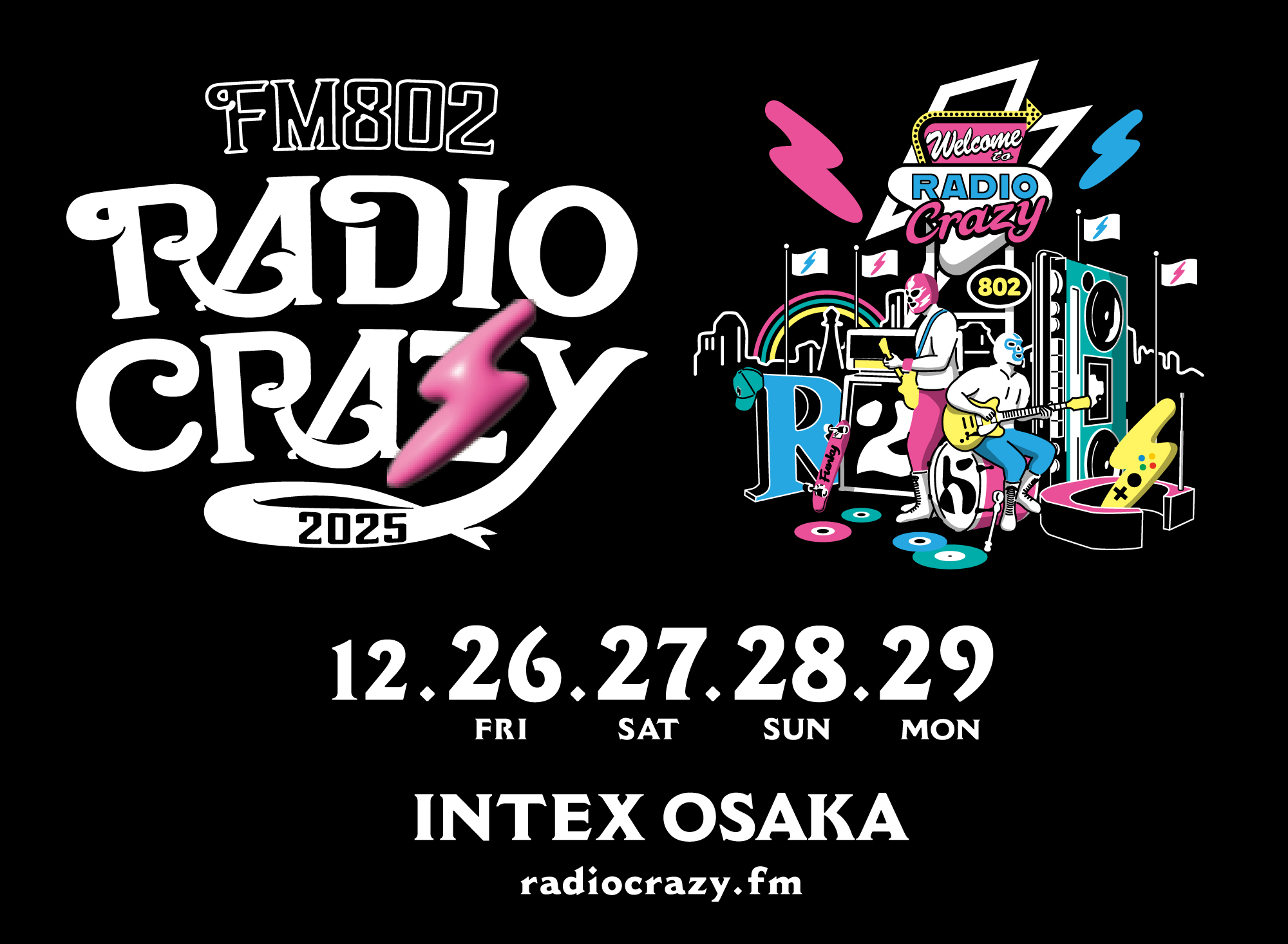 FM802 ROCK FESTIVAL RADIO CRAZY 2025 出演決定!!!｜SHISHAMO